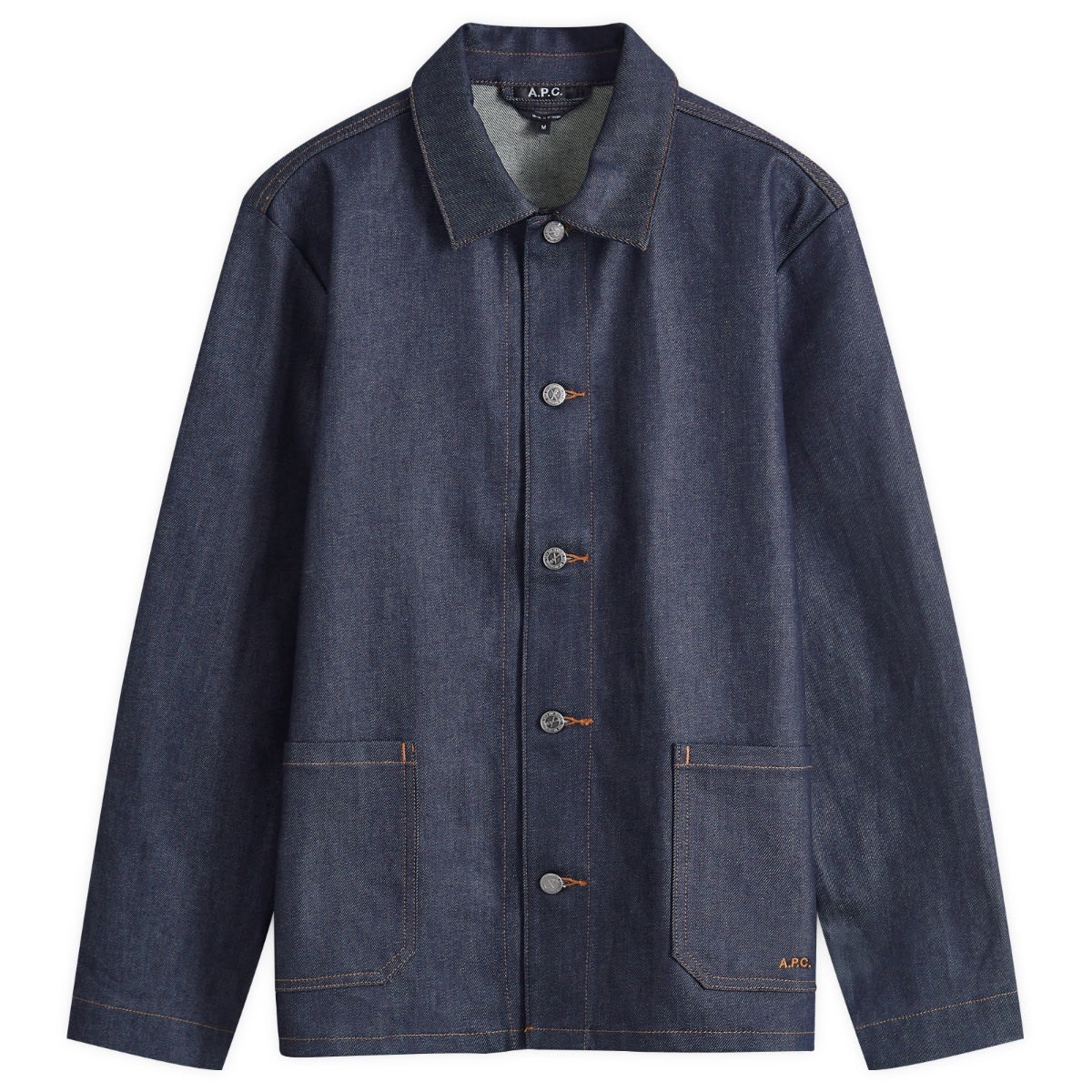 Bunda A.P.C. Kerlouan Denim Jacket Modrá | COZZI-H03205-IAI, 0