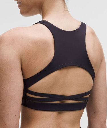 Podprsenka lululemon Nulux Strappy-Back Sports Bra, Medium Support, B/C Cup, Size L Čierna | prod20005467, 4