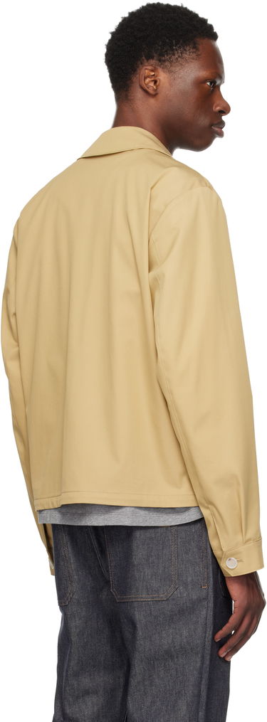 Bunda BOSS BECKHAM x BOSS Cotton Blend Zip-Up Jacket Béžová | 50549075, 3