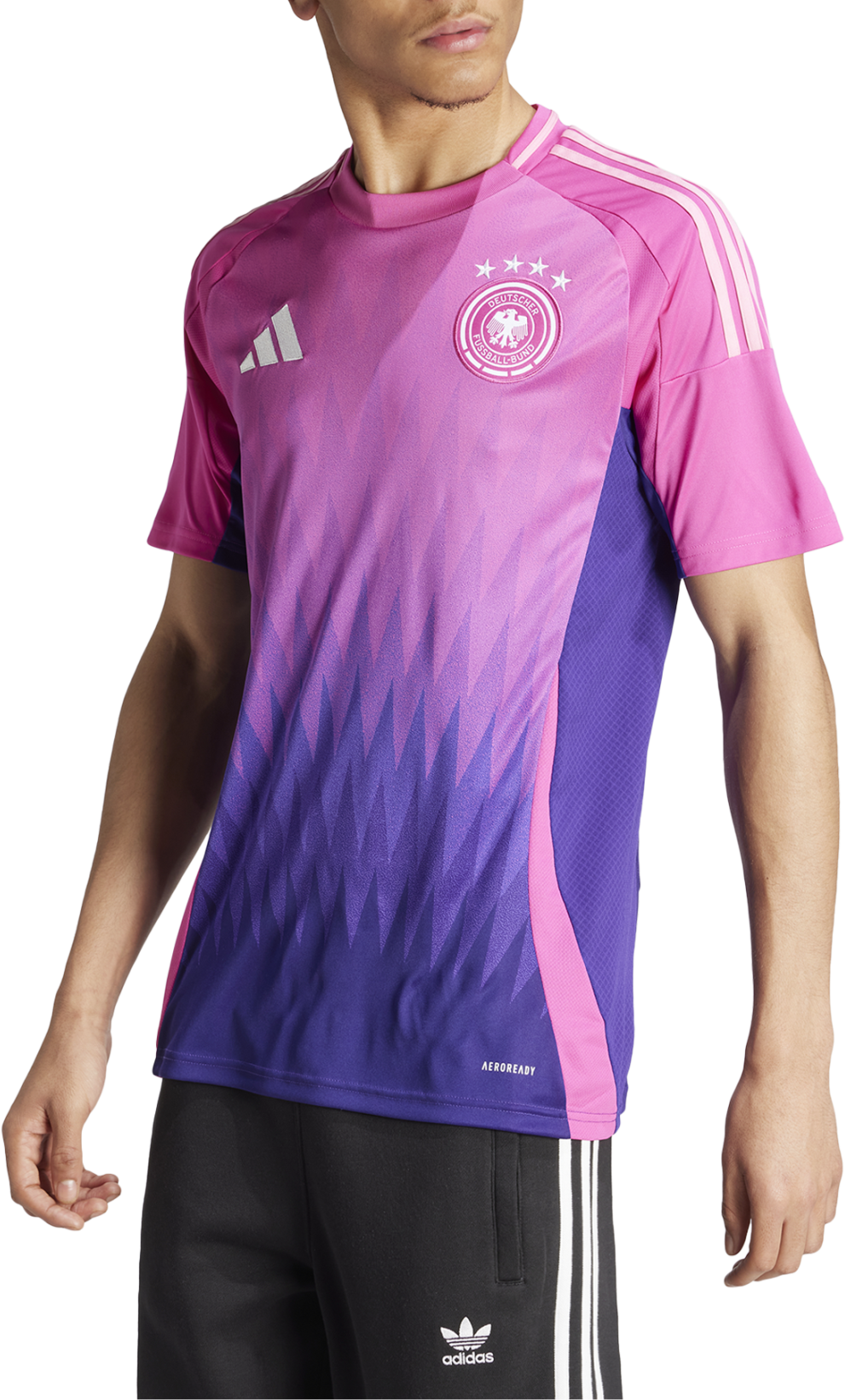 Dres adidas Originals DFB A JSY 2024 Fialová | ip8158, 0
