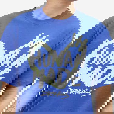 Tričko Human Made Big Drawn Heart Graphic T-Shirt Modrá | HM27CS004-BL, 5