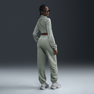 Tepláky Nike Velvet Running Pants Zelené | FZ3682-370, 3