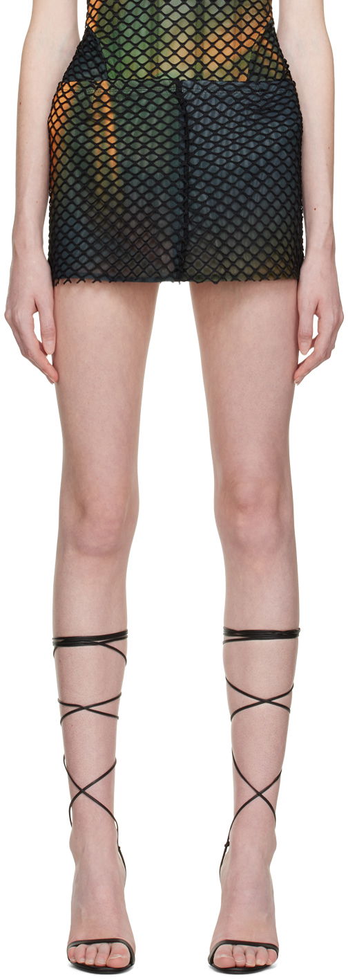 Sukňa Miaou Miaou Fig Miniskirt Čierna | 4016FNTAUR, 0