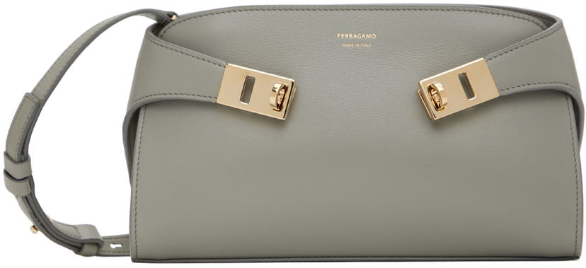 Kabelka FERRAGAMO Hug Crossbody Bag Šedá | 218964 - 775283