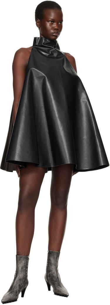 Šaty Marni Marni A-Line Faux-Leather Minidress Čierna | ABMA1330QS USCX06, 3