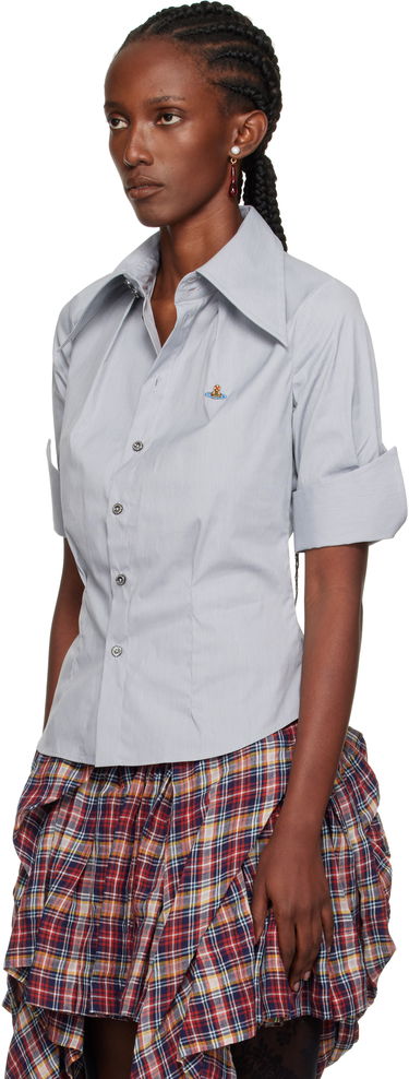 Košeľa Vivienne Westwood Vivienne Westwood Short Sleeve Violin Shirt Modrá | 15010066-W012Z-, 3