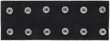 Náhrdelník Rick Owens DRKSHDW Concordians Strobe Snap-Button Neck Band Choker Metalická | DA02E7475 BW, 0