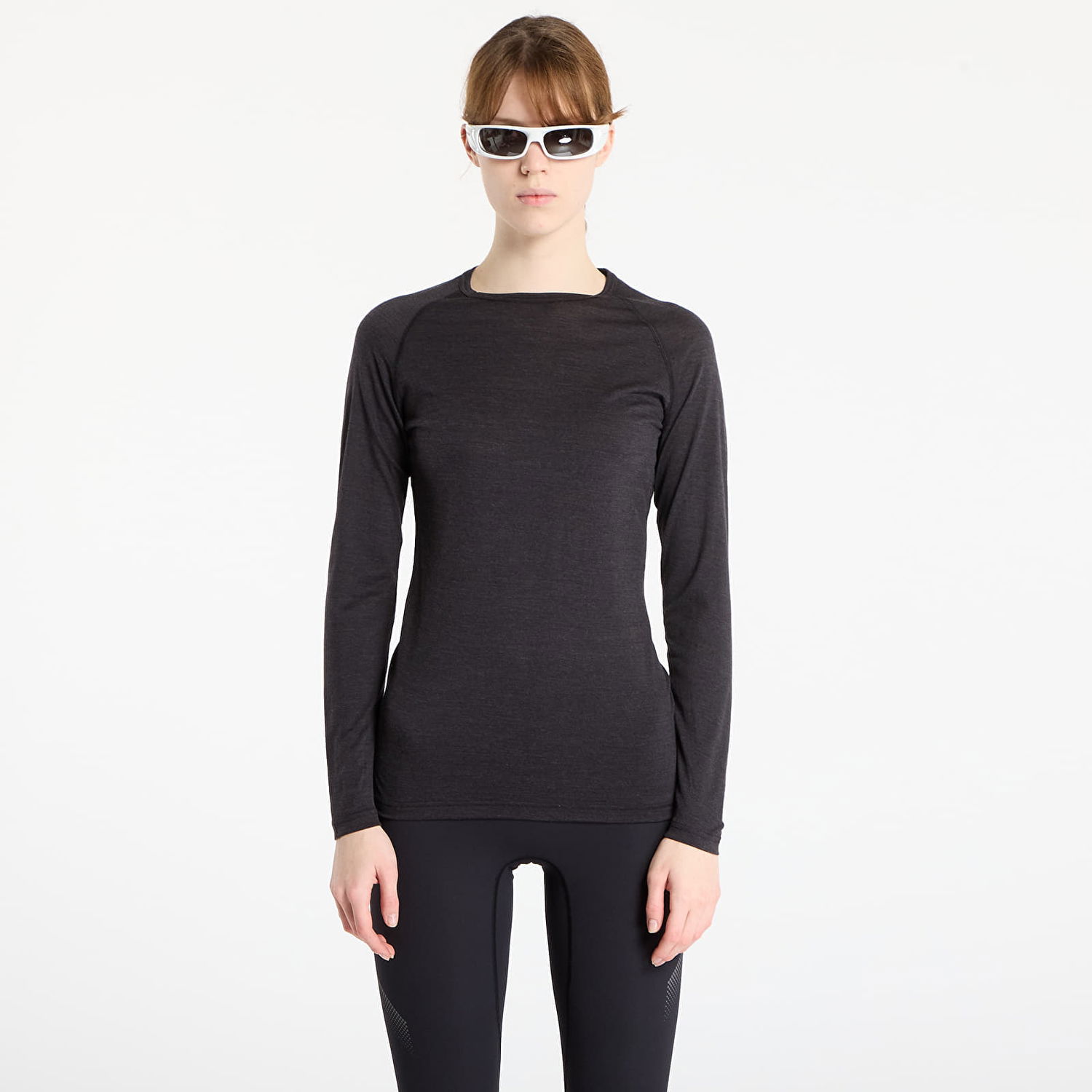Tričko Soar Running Long Sleeve Merino Silk Base Layer Top Čierna | AW25-SBL1W-DKG, 0