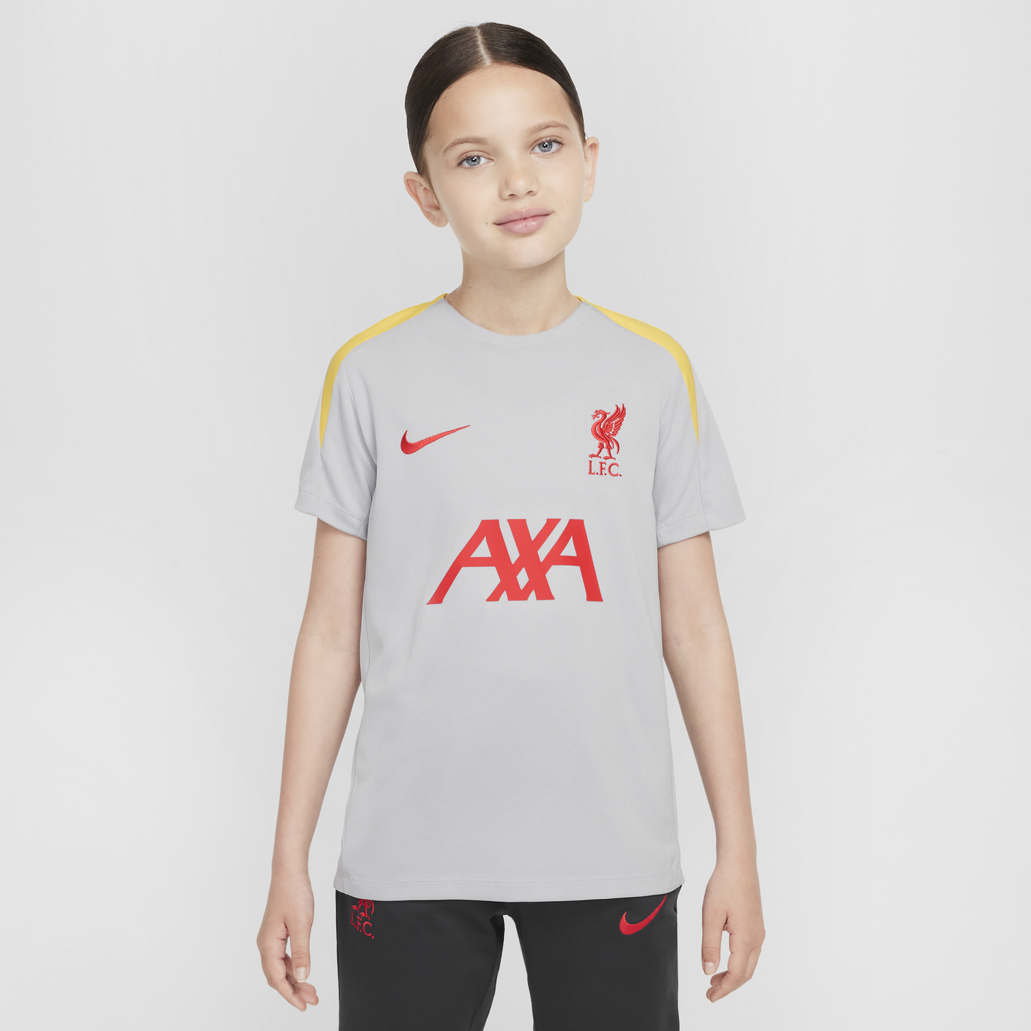Tričko Nike Liverpool FC Strike Dri-FIT Short Sleeve Knit Football Top Šedá | FQ2631-078, 0