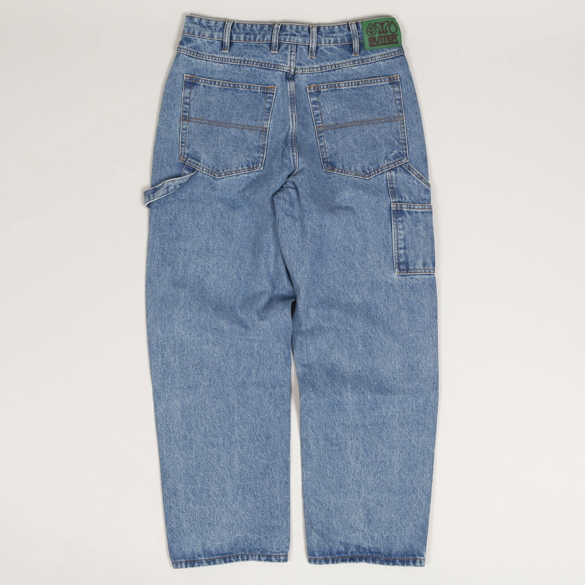 Džínsy Butter Goods Relaxed-Fit Denim Jeans Modrá | butter-goods-weathergear-heavyweight-denim-worn-indigo, 0