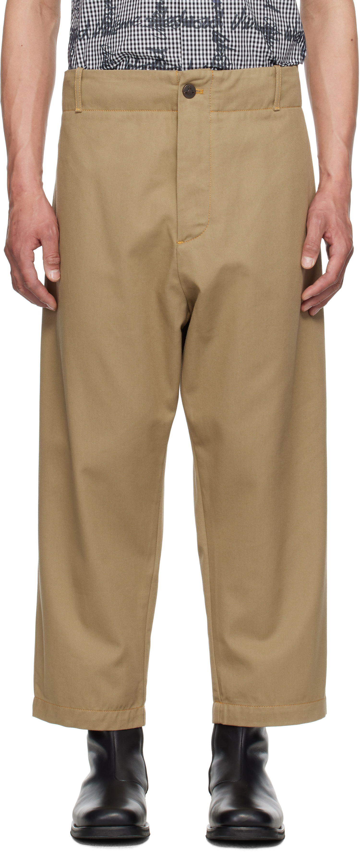 Nohavice Vivienne Westwood Vivienne Westwood Alien Trousers Béžová | 39020009-W011Y-, 0