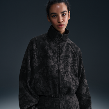 Súprava Nike Loose Fit Jacquard Track Jacket Nike Sportswear Collection Čierna | HF9579-010, 4