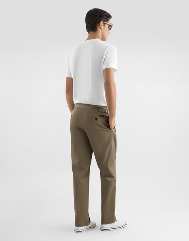 Tričko Dolce & Gabbana Cotton T-shirt with Embroidered Crest Pocket Biela | G8RA2ZG7PZEW0800, 2