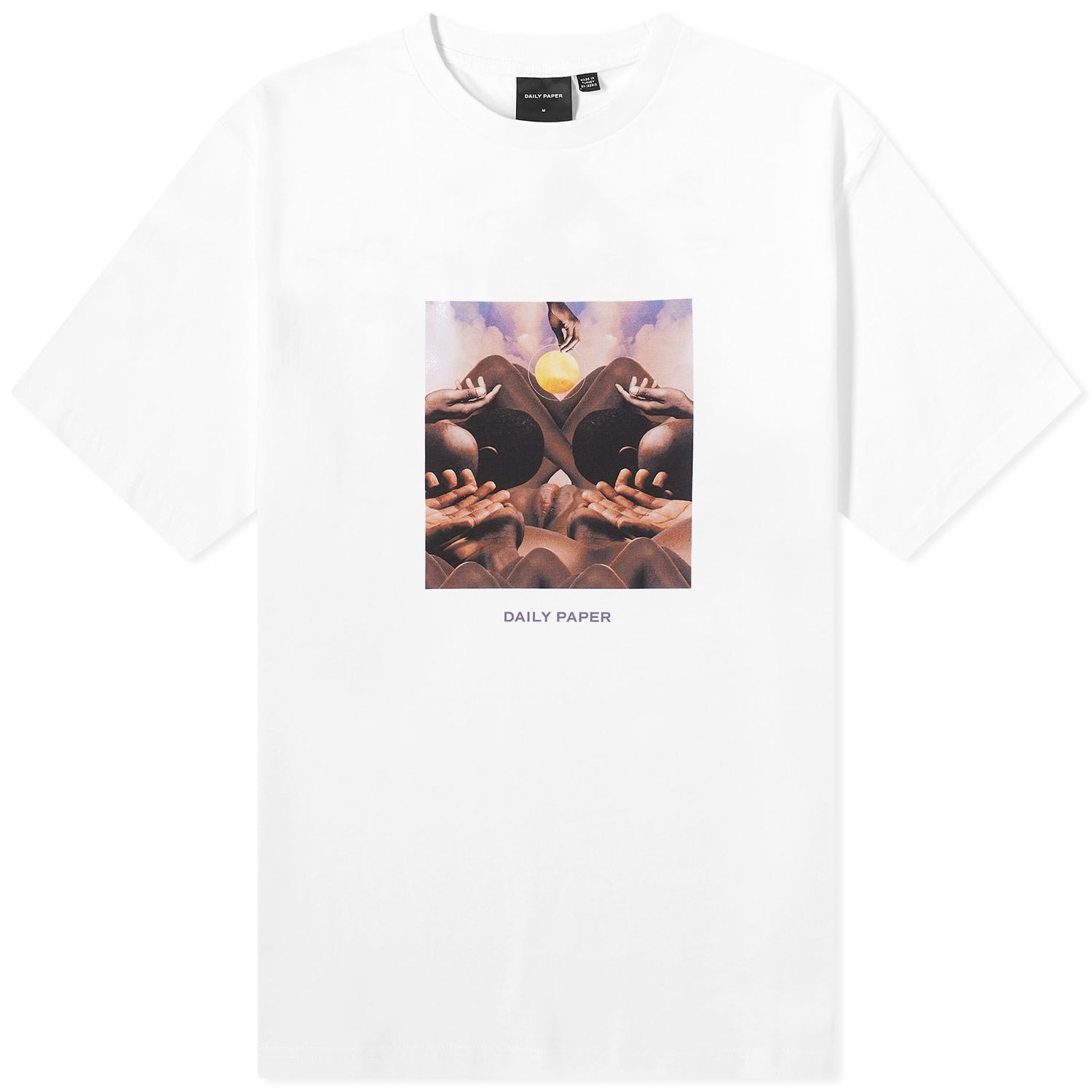 Tričko DAILY PAPER Landscape T-Shirt Biela | 2311333, 0