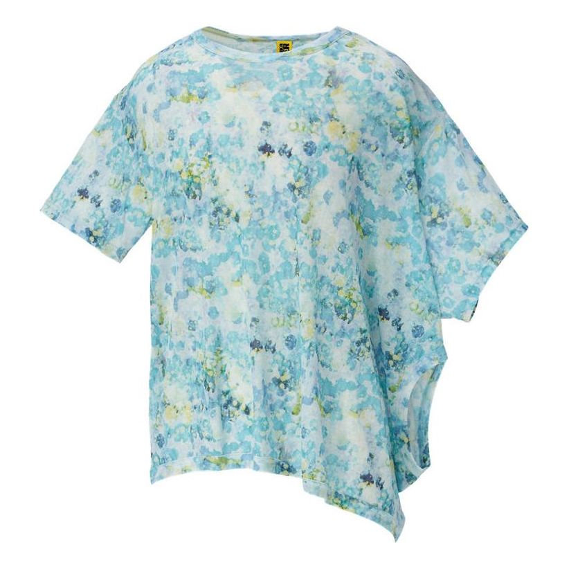 Tričko Onitsuka Tiger Printed 2 Way T-Shirt Modrá | 2183B256-400, 0