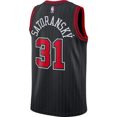 Dres Jordan Tomáš Satoranský Bulls Statement Edition 2020 Jersey Čierna | CV9472-011, 2