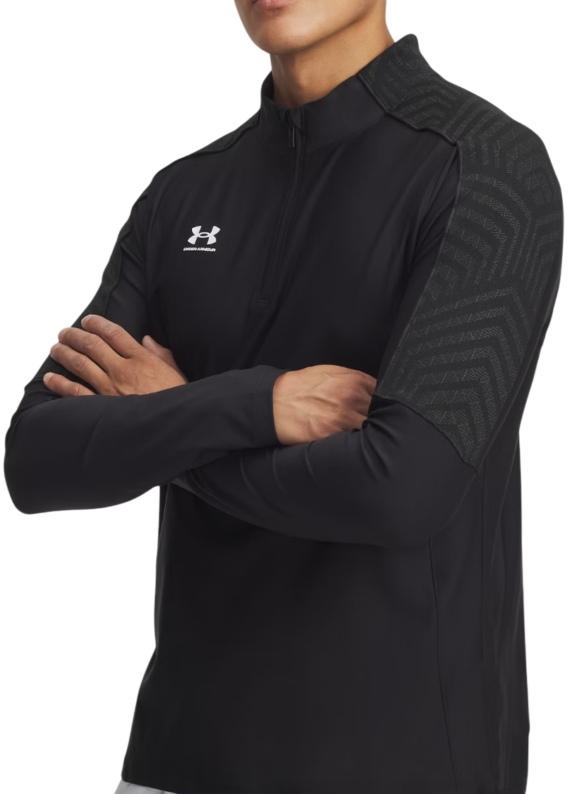 Sveter Under Armour Challenger Pro Midlayer 1/4 Zip Top Čierna | 6008988-001