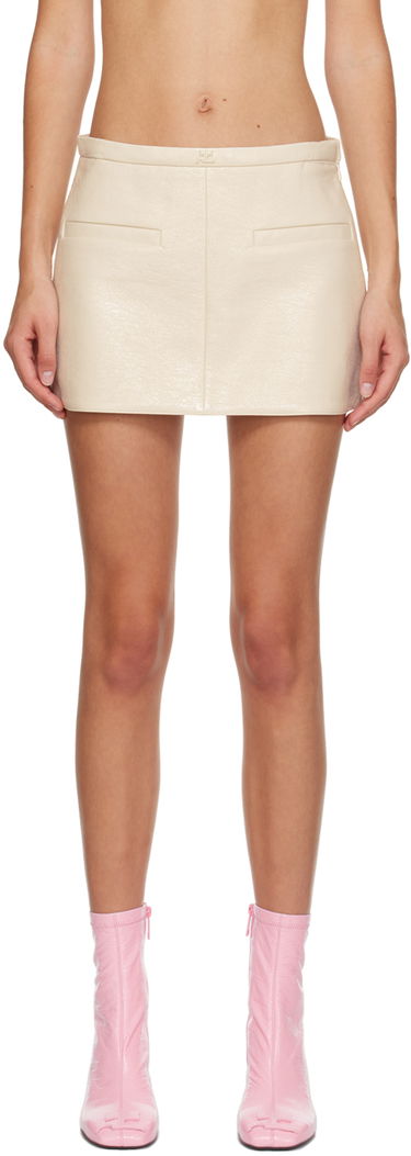 Sukňa Courrèges A-Line Miniskirt Biela | 423CJU126VY0014, 0