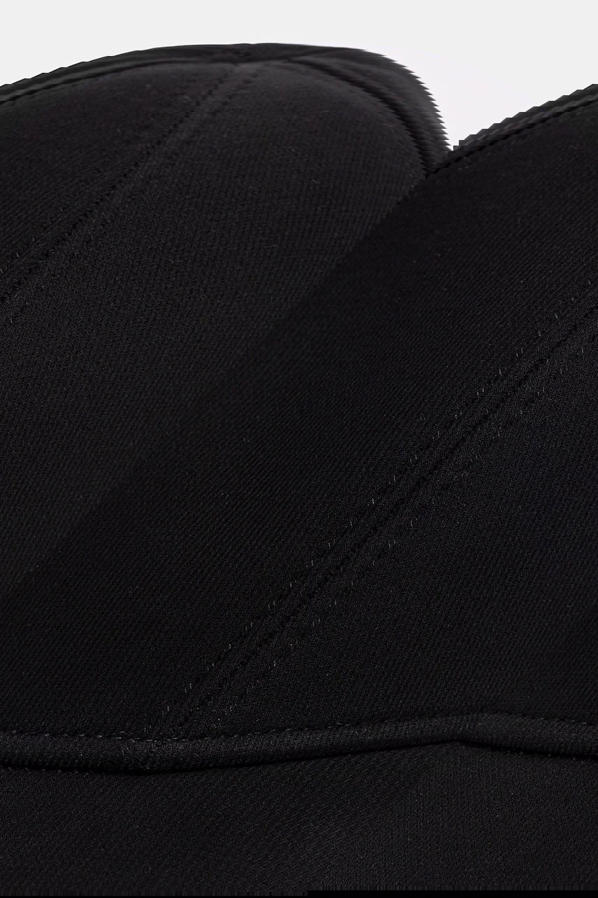 Šiltovka HELIOT EMIL Wool Blend Baseball Cap Heliot Emil Čierna | AW25.16.139.BLK01, 1