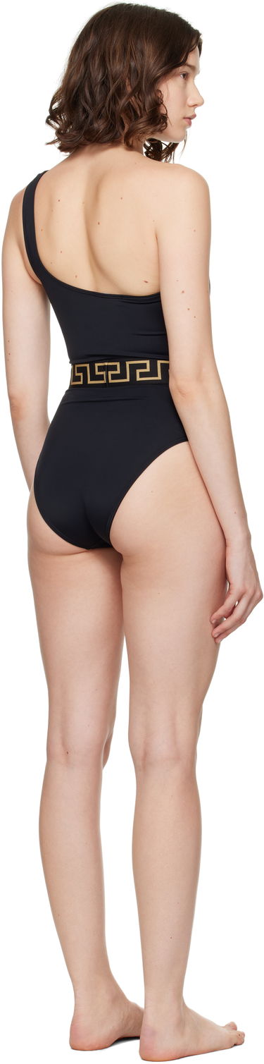 Plavky Versace Greca Border One-Piece Swimsuit Čierna | 1020488_1A11119, 2