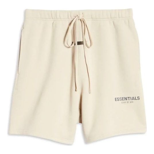 Šortky Fear of God Essentials Sweatshorts Béžová | FOG-SS21-675
