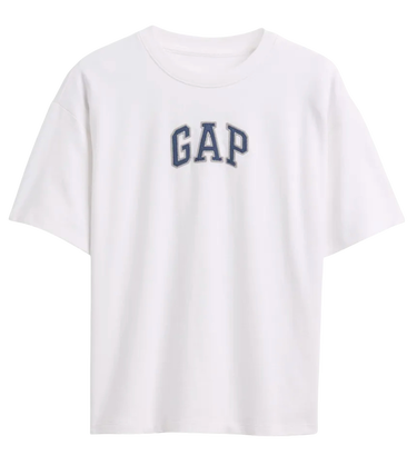 Tričko GAP Americana Original Logo Embroidered T-Shirt Biela | 782451-01, 0