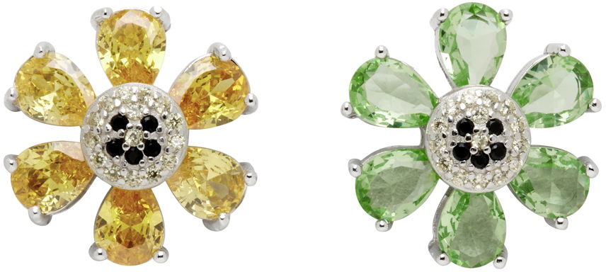 Náušnice Collina Strada Collina Strada Happy Flower Earrings Žltá | XX1231 RHINESTONE, 0