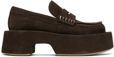 Tenisky a topánky JW Anderson JW Anderson Suede Platform Loafers Hnedá | FW0169-LA0240, 0