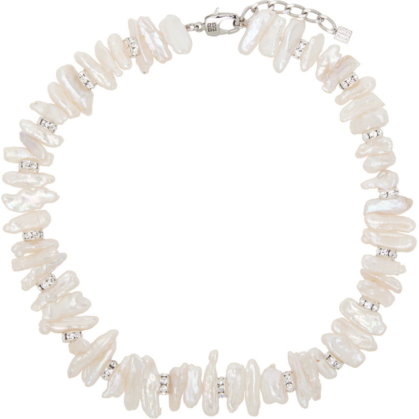 Náhrdelník Givenchy Faux-Pearl Necklace Biela | BN00DPF00P132, 0