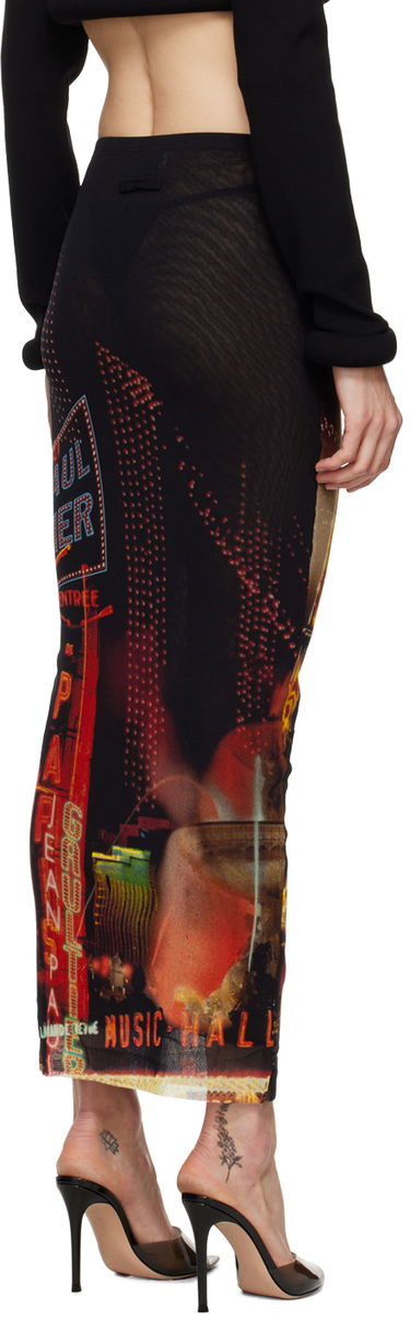 Sukňa Jean Paul Gaultier Gaultier 'The Pigalle' Print Maxi Skirt Čierna | 24/30-F-JU119-T552-00301550, 2