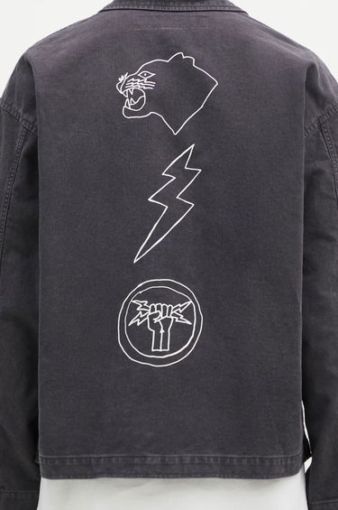 Bunda Neighborhood NEIGHBORHOOD Embroidered Cotton Jacket Čierna | 242AQNH.JKM02, 4
