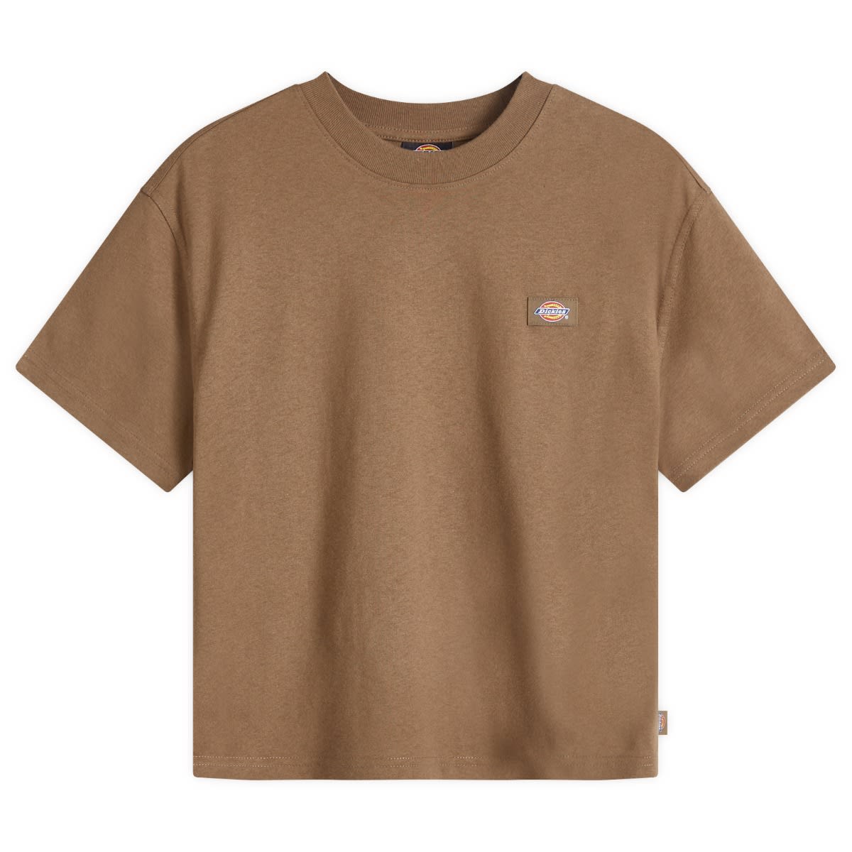 Tričko Dickies Women's Oakport Boxy T-Shirt in Mushroom, Size Large | END. Clothing Hnedá | DK0A4Y8L-900, 0