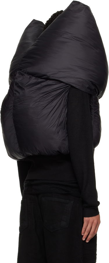 Vesta Rick Owens Concordians Anubis Padded High-Collar Vest Čierna | DU02E7790 NP, 2