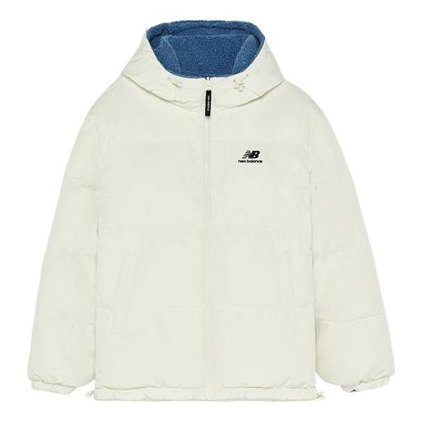 Prešívaná bunda New Balance Logo Sportswear Puffer Jacket Biela | 5PC44733-IV, 0