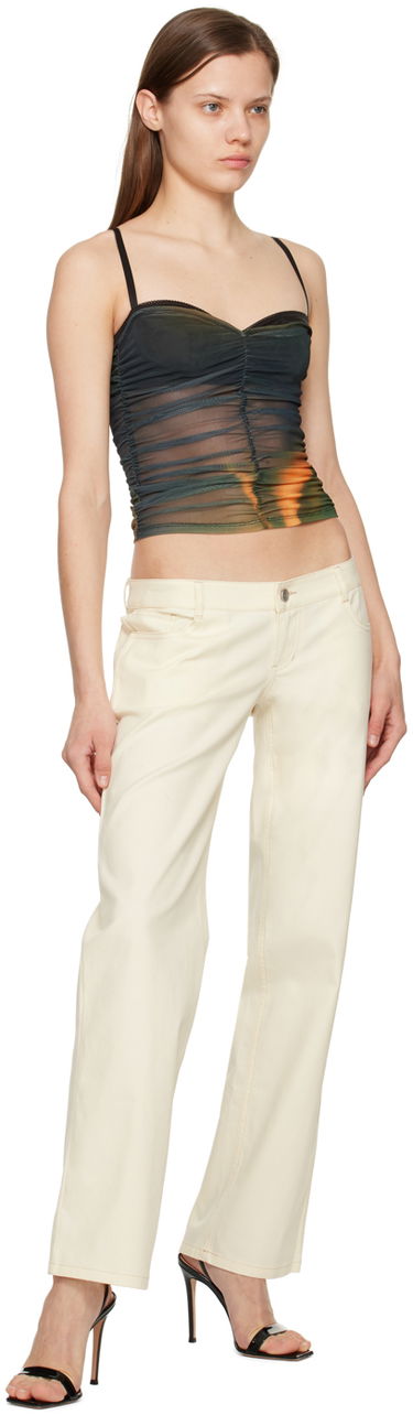 Nohavice Miaou Miaou Atlas Trousers Béžová | 1023SCCRE, 3