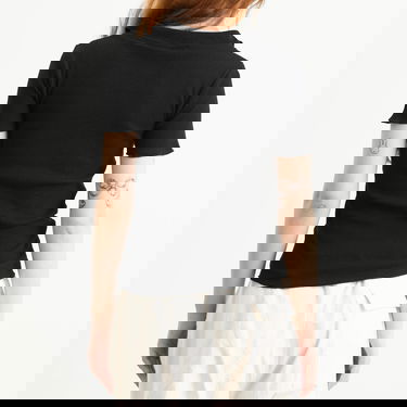 Polo tričko Baserange Iso Ribbed Short Sleeve Polo Top Čierna | TTIT-RCR-AU25-BLK, 5