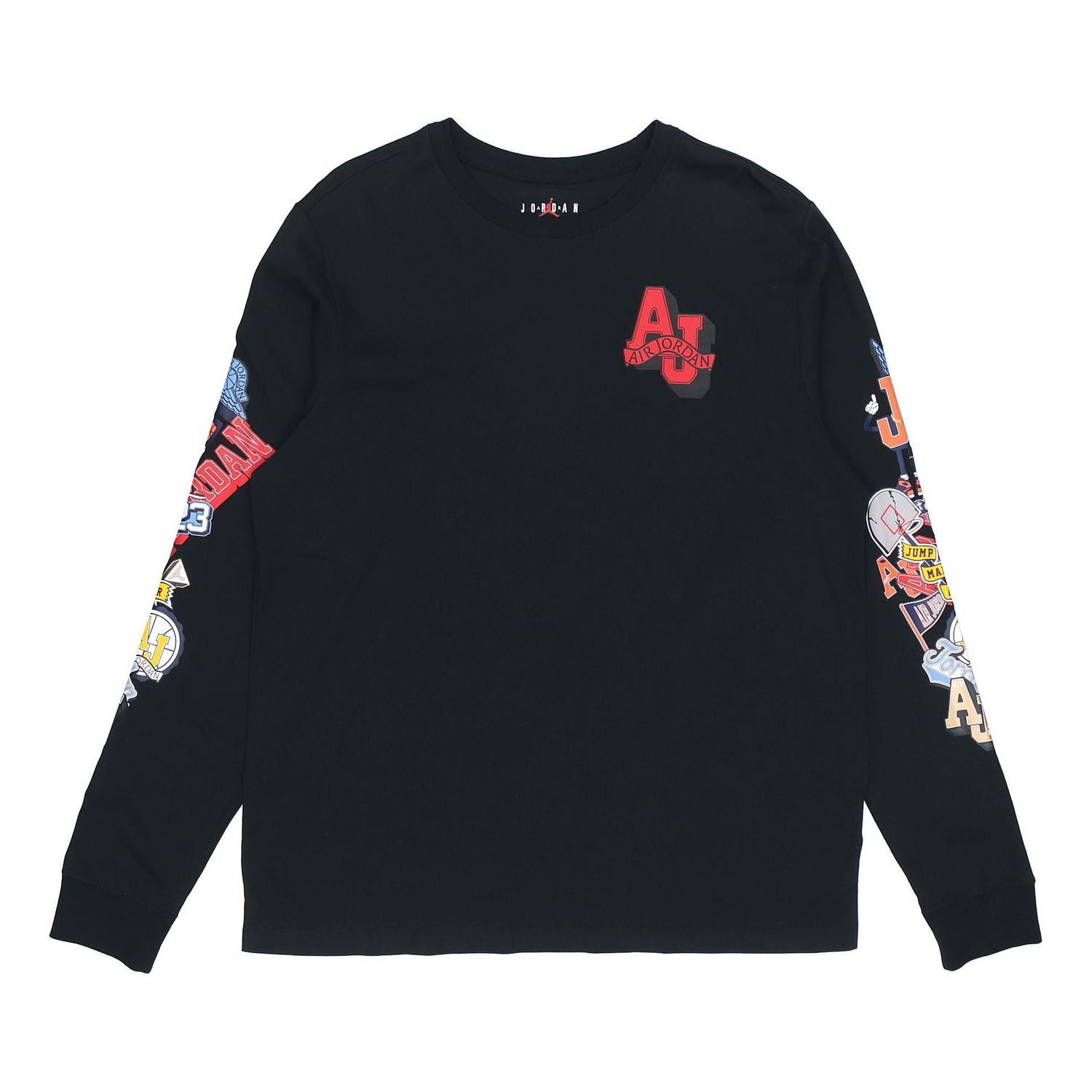 Tričko Jordan Jordan Long Sleeve T-Shirt Čierna | CV3408-010, 0
