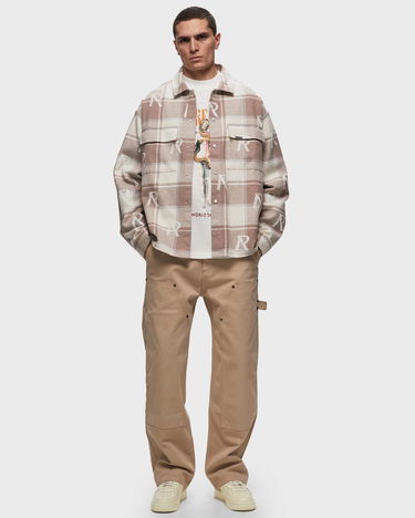 Košeľa Represent Clo Represent ALL OVER INITIAL FLANNEL SHIRT Béžová | MLM216-426, 3