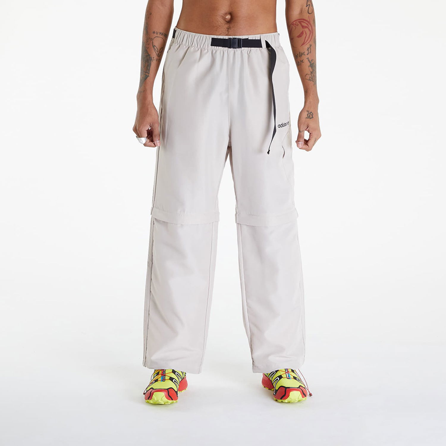Cargo nohavice adidas Originals Zip-Off Joggers Pant Wonder Beige Béžová | JD9579, 0