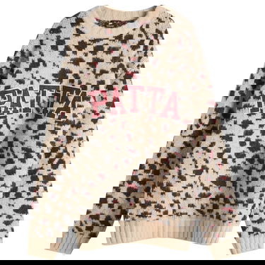 Sveter Patta Patta Leopard Brushed Knit Jumper Béžová | POC-SS25-7020-324-0002-084, 0