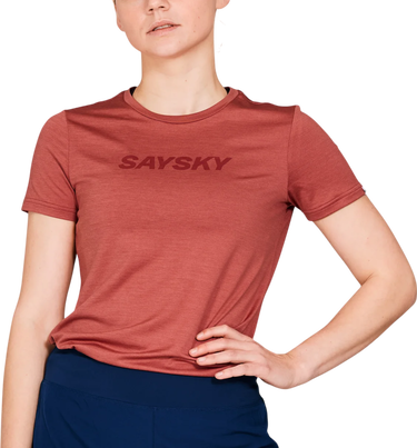 Tričko Saysky Saysky Pace Logo T-Shirt Červená | nwrss20c5006, 0
