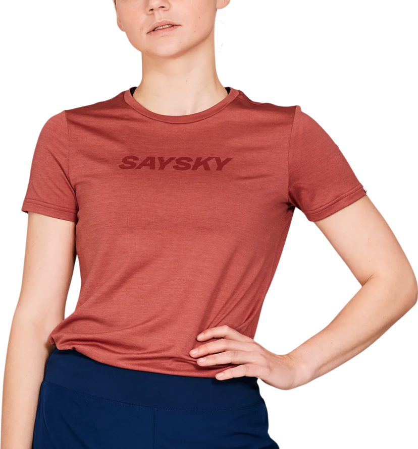 Tričko Saysky Saysky Pace Logo T-Shirt Červená | nwrss20c5006