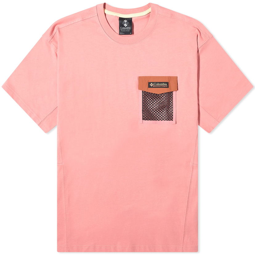 Tričko Columbia Painted Peak Mesh Pocket T-Shirt Ružová | 2074481-629