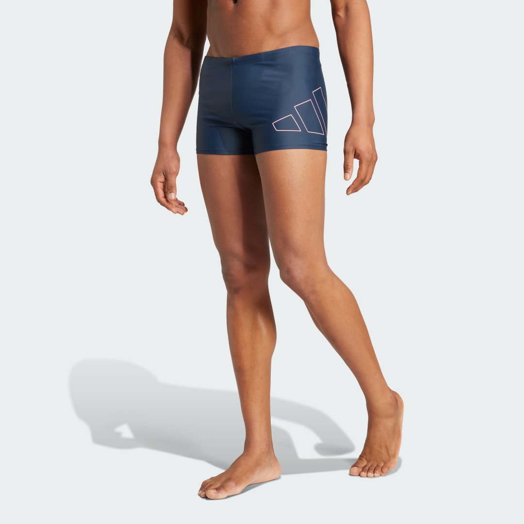 Plavky adidas Performance Big Bars Swim Shorts Navy | IM8621, 0