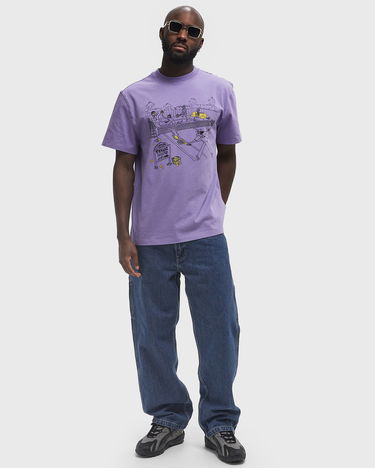 Tričko Edmmond Studios Edmmond Studios Tennis Courts Graphic T-Shirt Fialová | 125-30-13400, 1