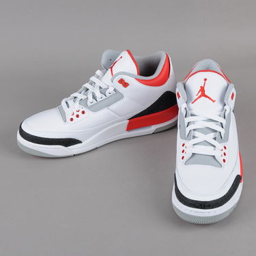 Tenisky a topánky Jordan Air Jordan 3 Retro "Fire Red" 2013 Biela | 136064-120, 2