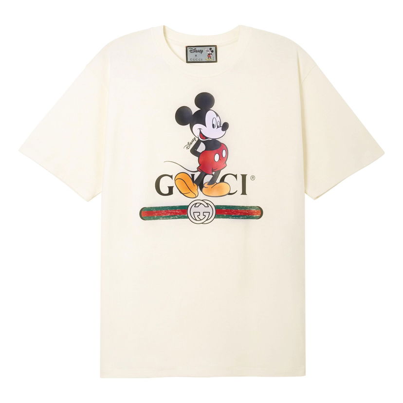 Tričko Gucci Gucci x Disney Mickey Mouse T-Shirt Béžová | 565806-XJB66-9756