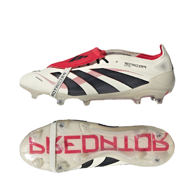 Tenisky a topánky adidas Performance Predator Elite Fold-Over Tongue Firm Ground Biela | ID8968