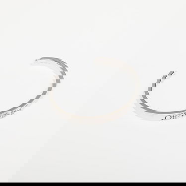 Náramok Off-White Bangle Bracelet Metalická | OMOA109C99MET0017210, 2