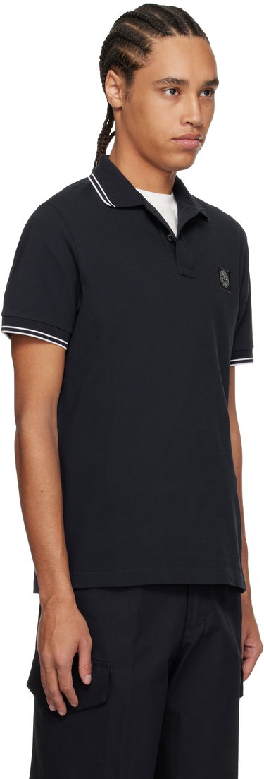 Polo tričko Stone Island Stone Island Organic Cotton Elastane Piqué Polo Navy | K1S1522002SCS0018, 1